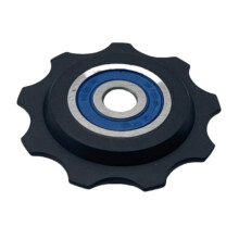 Drive Line Guide Roller Bicycle Chain Guide Wheel Aluminum Small Guide Fits Most Bicycles Smooth Chain Operation