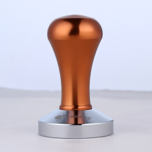 Håndværksmæssig kaffestamper, rustfrit stål 57,5 mm ergonomisk design, der sikrer selvnivellerende stampning og komfortabelt greb, ideel til