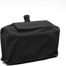 Funda duradera para parrilla Pit Boss Platinum KC Combo, diseño especial con cremallera y asas, protección contra la intemperie, color negro
