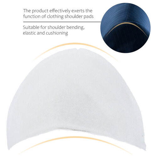 50Paren Elastische Witte Katoen Schouderpads Kleding En Kostuums 1