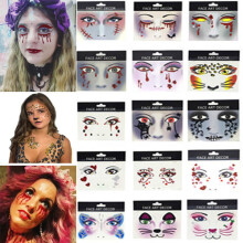 15 Pcs Face Stickers for Music Festival Party, Glitter Temporary Sticker Cosplay, Face Glitter Stickers for Carnival, Face decal Temporary Tattoos