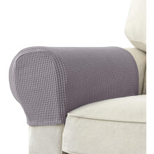 Capas protetoras para poltronas, em tecido jacquard spandex elástico, 2 peças, proteção para poltronas reclináveis, tamanho universal, fácil de
