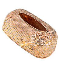 High Strength Plastic Vehicle Tissue Dispenser Heat-Rose Gold