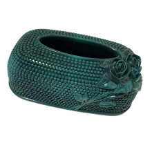 Auto Tissue Container Durable Plastic Paper Towel-Green