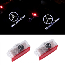 Yhteensopivat Mercedes Benzin ovivalot logoprojektoreilla - 2 x LED