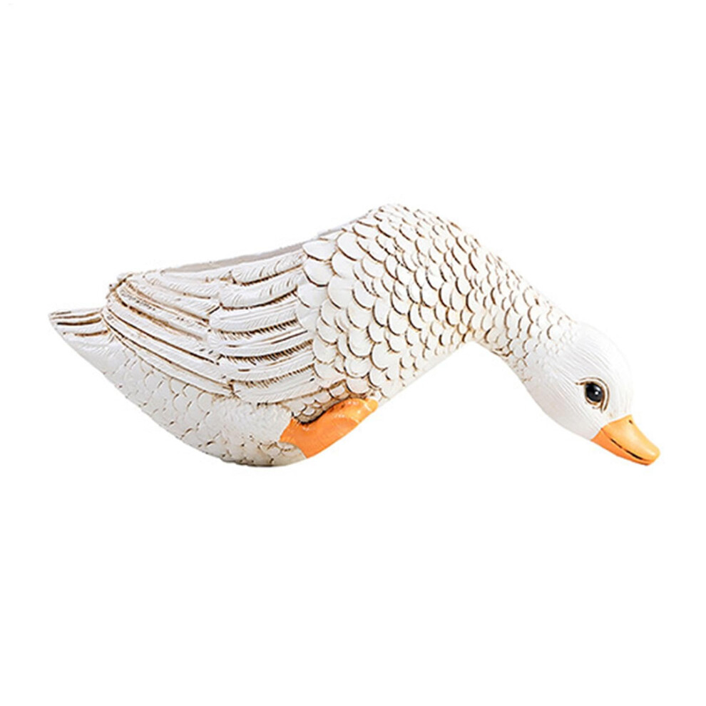 Rooster/Duck Flower Pot Resin Indoor Plant Pot, Animal Statue Planter For Indoor Or Garden Use-image-OPC-PN8TSK6-NEW