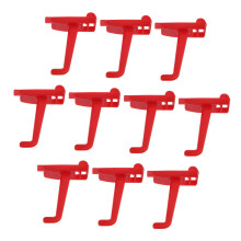 Abs Plastic Pegboard Hooks 10Piece Set For Garage Wall Storage Lightweight Tool Organizer For Workshop Kitchen Home Use