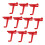 Abs Plastic Pegboard Hooks 10Piece Set For Garage Wall Storage Lightweight Tool Organizer For Workshop Kitchen Home Use 1