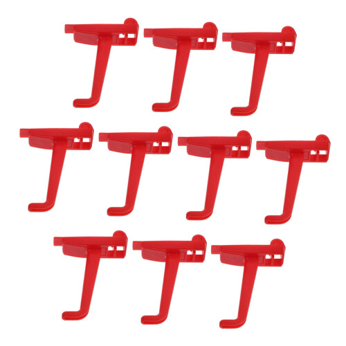 Abs Plastic Pegboard Hooks 10Piece Set For Garage Wall Storage Lightweight Tool Organizer For Workshop Kitchen Home Use