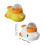 Interactive Cats Feeder Foraging Rotating Teaser Dry Food-White 4