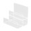Space Efficient Acrylic Rack For Wallet-Double Clear 1
