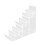 Multilayer  Acrylic  Rack Durable-Seventh floor Clear 1