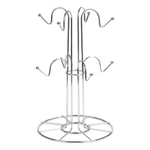 Mug Drying Rack 8Cup Hooks Tree Shaped Modern Tea Cup Holder Drainer