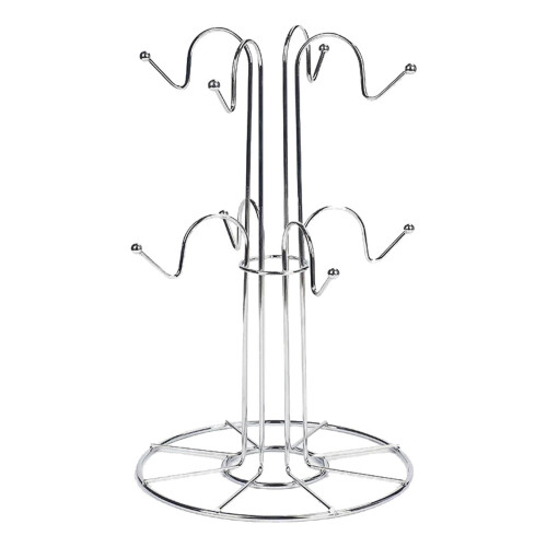 Mug Drying Rack 8Cup Hooks Tree Shaped Modern Tea Cup Holder Drainer