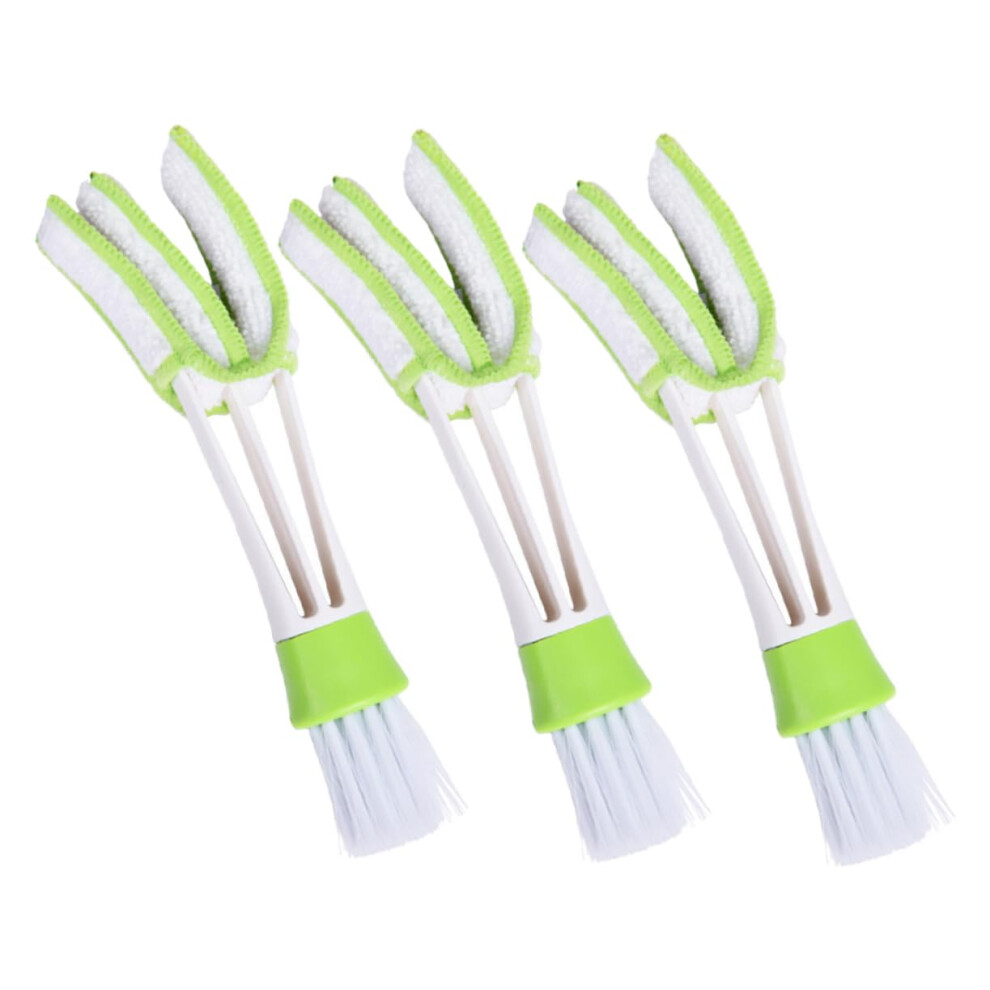 Car Brush 3Piece Interior Doubleended Air Vent Brush Kit For Car Cleaning And Keyboard Dusting 9067246047108