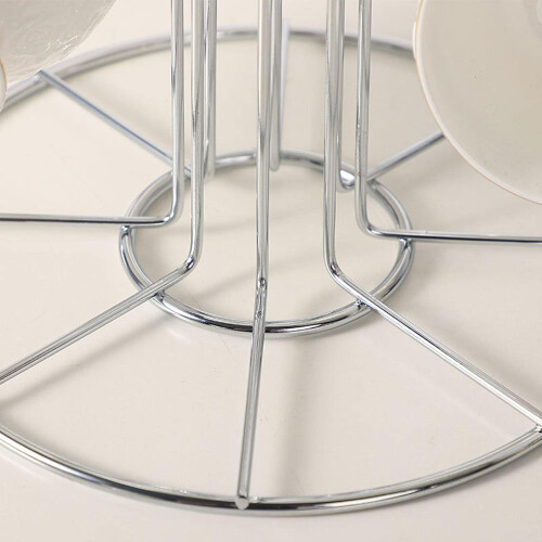 Mug Drying Rack 8Cup Hooks Tree Shaped Modern Tea Cup Holder Drainer 1