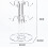 Mug Drying Rack 8Cup Hooks Tree Shaped Modern Tea Cup Holder Drainer 3