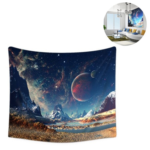 Enchanted Forest Creatures Tapestry, Fantasy Forest Design With Polyester Fabric For Dorm Room Decor 1