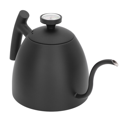 Κομψός βραστήρας καφέ Sleek Brew Maestro με λαιμόκοψη και μετρητή θερμοκρασίας,