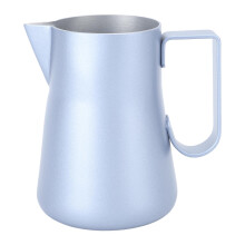 Mælkekande i rustfrit stål, førsteklasses kaffeskumkande, non-stick, både indvendigt og udvendigt, med ergonomisk håndtag, kompakt størrelse,
