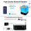 Λάμπες ηχείου με ηχείο Bluetooth, ψηφιακό ξυπνητήρι 5 σε 1 με δυνατότητα αφής, ρύθμι 2
