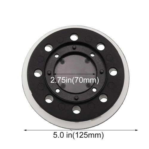 Disco de lixa com fixação por velcro de 5 polegadas (125 mm) compatível com lixadeiras Festool ES125, ETS 125, ETSC 125 e EQ. 1