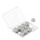 Sweat Resistant Ear Tip 5Sizes Silicone Earplug Secure Fit-Gray 1