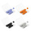 Sweat Resistant Ear Tip 5Sizes Silicone Earplug Secure Fit-Gray 2
