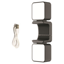 Rechargeable Magnetic Mini Fill Light Soft Light-Double lights