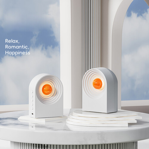 White Noise Speaker Bluetooth-compatible Stereo Pairing-Yellow 2