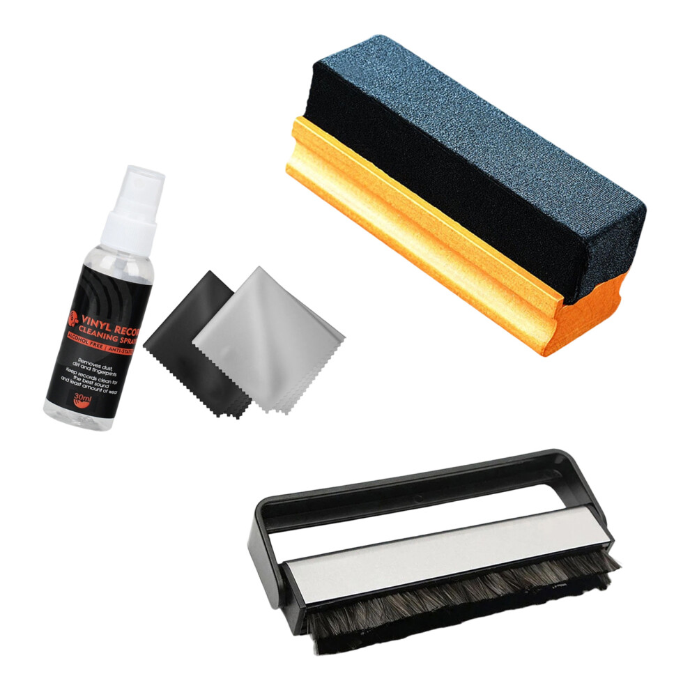 Compact Vinyls Record Care Kit With Antistatic Velvet Brush 7754000493876