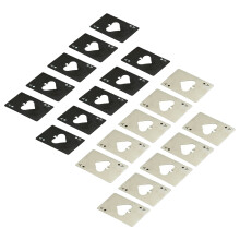 Durable Beer Opener, Ace Of Spades Design, Stainless Steel Credit Card Size, Wedding Party Gifts, Portable Can Opener, 20 Pieces