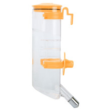 Portable Hanging Water Bottle Leak Proof Pet Water Dispenser For Travel No Drip Design Yellow 500ML For Dogs Cats