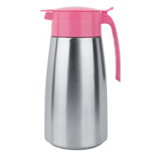 Jarra de água durável em aço inoxidável, recipiente para bebidas frias à prova de vazamentos com acabamento atóxico e seguro para uso