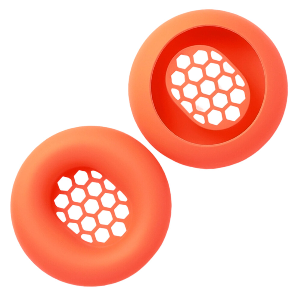 Silicone Ear Pad Over Ear Headphones Protector-Oranges Color 7754000493852