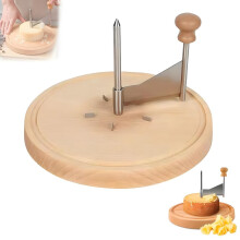 Cheese Curler Flower Maker Wheel Slicer With Lid Handle And Punch Tool For Cheese Wheels Up To 6 Inches