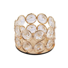 Minimalist EuropeanStyle Crystal Alloy Candlestick Weight 70g Crystal Candle Holder Home Decor Gift
