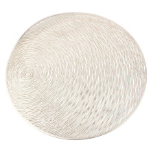Elegant Washable Wipeable Table Mats, Gold Vinyl Placemats for an Unforgettable Dining Journey