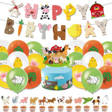 Festa a tema fattoria, con simpatici animali da fattoria. Decorazioni di qualità, adatte a tutte le età, topper per cupcake a tema animali da