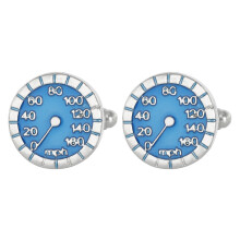 Tachymeter-Manschettenknöpfe für Geschäftsleute. Elegante
