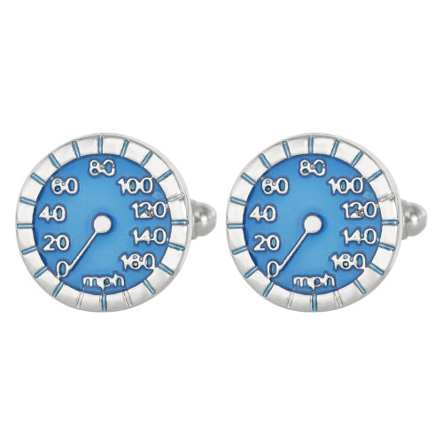 Tachymeter-Manschettenknöpfe für Geschäftsleute. Elegante