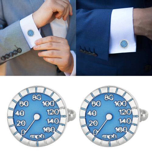 Stijlvolle Tachymeter-manchetknopen voor heren, 1