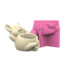 Artistics Moule en silicone en forme de chien pour l'artisanat