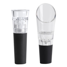 Presente para Amantes de Vinho (2 unidades), Aerador de Vinho com Design Requintado, Ferramenta Essencial para Enófilos, Aprimorador Instantâneo de