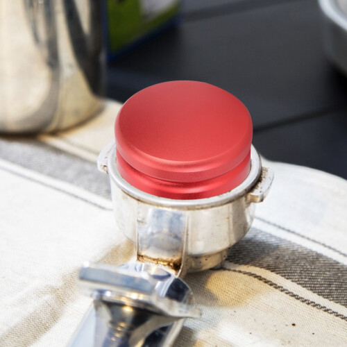 Ρυθμιζόμενο εργαλείο tamper και distributor espresso με διπλή κεφαλή από ανοξείδωτο ατσάλι 1