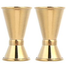 Eleganter Cocktail-Jigger aus Edelstahl im japanischen Stil, doppelseitiger Ausgießer mit Innenmarkierungen für Barkeeper und den Heimgebrauch