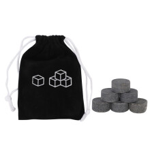 Pedras de gelo para vinho que não diluem a bebida, pedras de uísque reutilizáveis, cubos de gelo de mármore, acessórios para resfriar uísque de