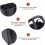 2Pcs Elegant Felt Wine Bottle Organizers 6 Capacity-Black 5