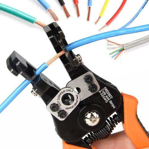 Professional Automatic Solar Power Cable Stripper Wire Crimping Terminal Tool Manual Stripping Tool For Wire Gauges 1