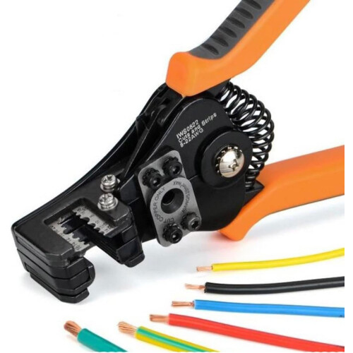 Professional Automatic Solar Power Cable Stripper Wire Crimping Terminal Tool Manual Stripping Tool For Wire Gauges 2